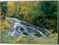 Framed Marshfield Falls, Winooski River, Marshfield, Vermont