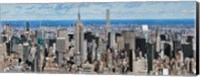 Framed Aerial view of a Cityscape, New York City, NY
