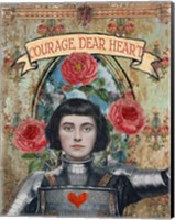 Framed Courage Dear Heart