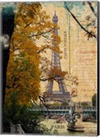 Framed Eiffel in October