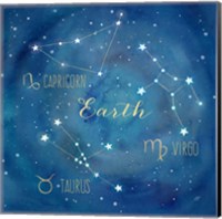 Framed Star Sign Earth