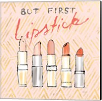 Framed 'Geo Beauty and Sass II - Lipstick First' border=