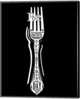 Framed Be Grateful Fork