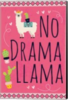 Framed No Drama Llama