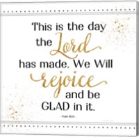 Framed Rejoice and Be Glad