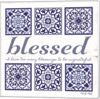 Framed Blessed Tile