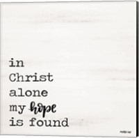 Framed In Christ Alone