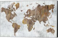 Framed World Map II