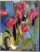 Framed Painterly Tulips II