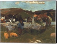 Framed Swineherd, 1888