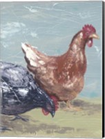 Framed Farm Life-Chickens I