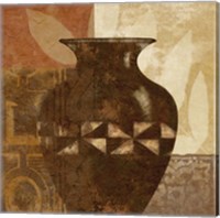 Framed Ethnic Vase IV
