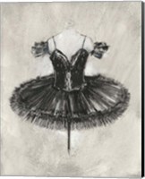 Framed Black Ballet Dress II