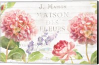 Framed Maison Des Fleurs II