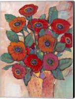 Framed Poppies in a Vase II