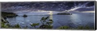 Framed Cape Flattery Island Sunset