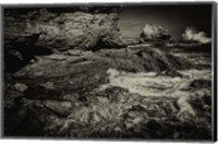 Framed Corona Coast Sepia