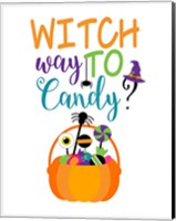 Framed Witch Way to Candy