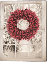 Framed Beaded Wreath View II