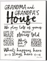 Framed Grandma and Grandpa's House