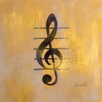 Framed 'Treble Clef' border=