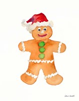 Framed Gingerbread Man I