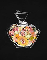 Framed Crystal Watercolor Perfume on Black II