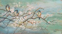 Framed Spring Branch with Birds