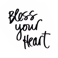 Framed Bless your Heart