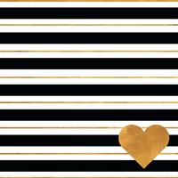 Framed Heart Stripes