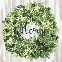 Framed Welcome Wreath II