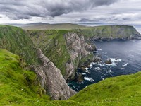 Framed Hermaness National Nature Reserve On Unst Island Shetland Islands