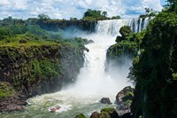 Framed Largest Waterfalls, Foz De Iguazu, Argentina