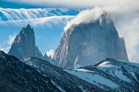 Framed Mount Fitzroy, El Chalten, Argentina