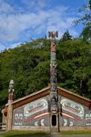 Framed Alaska, Ketchikan, Totem Bight State Historical Park