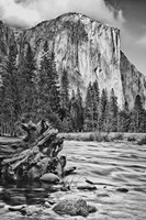 Framed California, Yosemite, El Capitan (BW)