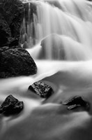 Framed Cascade In Lundy Canyon