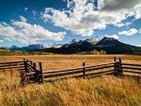 Framed Dallas Divide, Last Dollar Ranch, Colorado