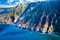 Framed Kauai Coastline, Hawaii