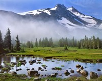 Framed Mt Jefferson Landscape, Oregon