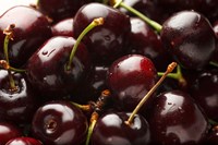 Framed Close-Up Of Fresh Cherries