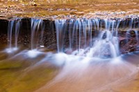 Framed Cascade Along The Left Fork Of North Creek, Zion National Park, Utah