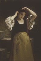 Framed La Toilette Rustique, 1869