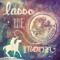 Framed Universe Galaxy Lasso the Moon