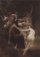 Framed Nymphs and Satyr