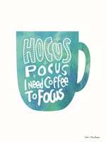 Framed Hocus Pocus I Need Coffee