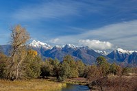 Framed Mission Mountains