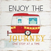 Framed 'Enjoy the Journey' border=