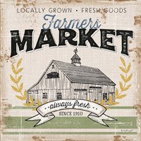 Framed 'Farmer's Market' border=
