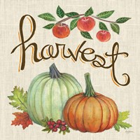 Framed Autumn Harvest IV Linen